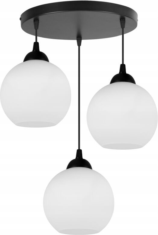 Klassische Metall-Hängelampe Mit Glasschirm