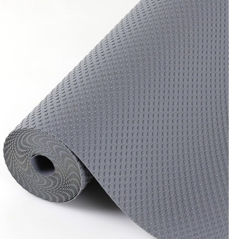 Tapis tiroir EVA gris foncé 50×600 cm, non-adhésif, antiderapant, meuble/frigo.