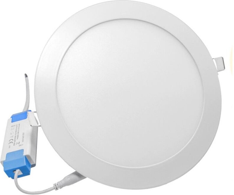 Trade Shop Traesio - Trade Shop - 18W rundes einbau-smd-led-panel mit cct-treiber 3000K 4000K 6500K P205A-T3C -