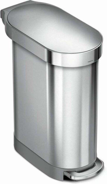 Simplehuman Mülleimern - Mülleimer Slim 45 l, Edelstahl gebürstet CW2044