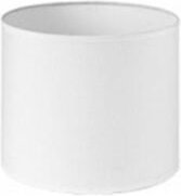 Zylindrischer lampenschirm dori weiß klammer 14dx14dx13h cm poplin weave