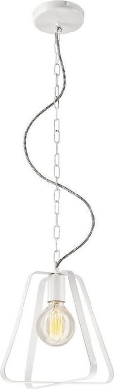 Lamkur Lighting - Lamkur Riccardo Drahtgestell-Pendel-Deckenleuchte Weiß, 1x E27