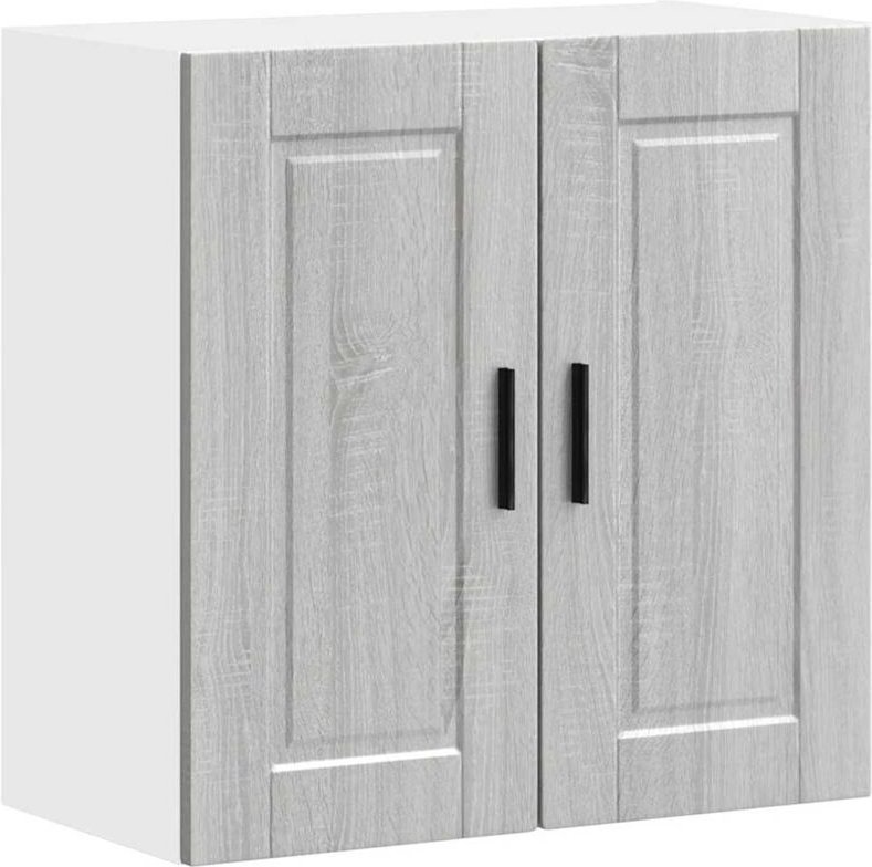 Küchen-Hängeschrank Porto Grau Sonoma Holzwerkstoff Vidaxl 231054