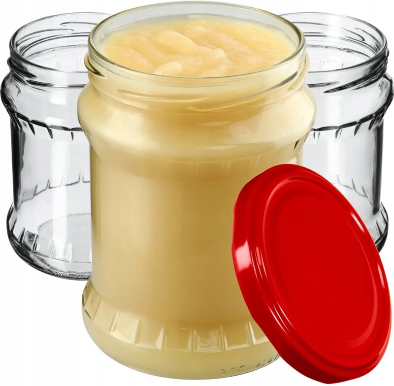 Słój Anna 500ml fi82 TO-500/8 pakiet 8szt + - Kadax