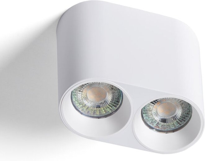 Deckenleuchte Rund Doppelt Traxim Weiß