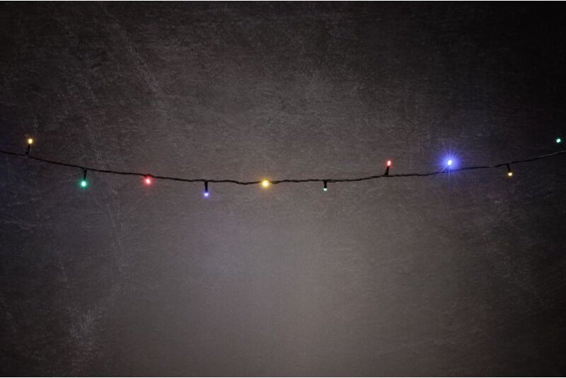 TrendLine LED-Lichterkette Classic Außen 11,5 m bunt (RGB) mit Timer Lichterketten