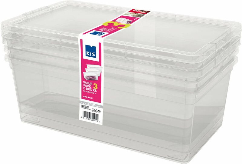Multibox -Container Mehrnutzung für transparente einfache Lebensmittel c Box Set 3 Teile