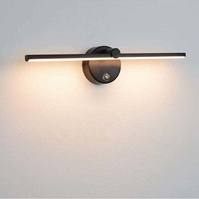 Dimmbare LED-Spiegelleuchten mit Schalter, 300° drehbare Badezimmer-Wandleuchte, LED, 8 W, 4000 K, Badezimmerspiegelleuc...
