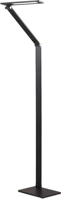 LED Stehlampe "Salome" aus Aluminium dimmbar für Arbeitszimmer & Büro von Lucande
