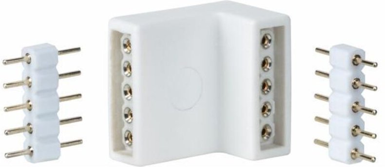 Paulmann - 70615 Eckverbinder Kunststoff (l x b x h) 1.7 x 1.6 x 1.2 cm 4 St.