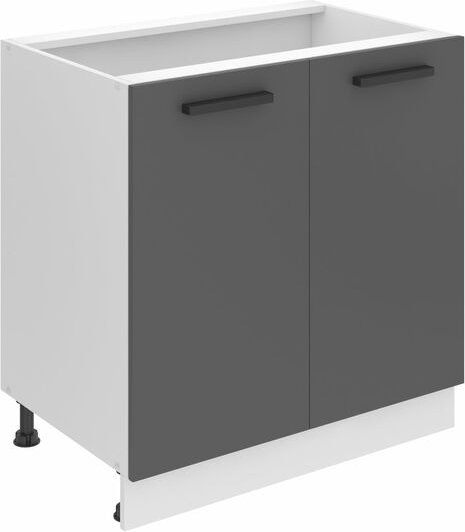 Unterschrank Küche, Küchenunterschrank 80 cm Breite. sd Küchenunterschrank ohne Arbeitsplatte. Küchenschrank mit 2 Türen...