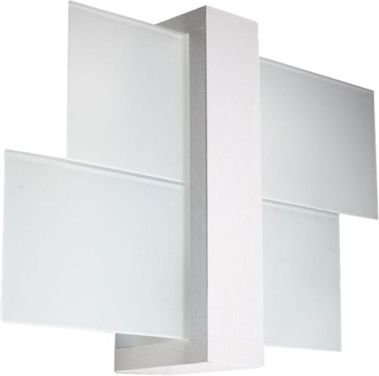 Sollux FENIKS - 1 Light Flush Wandleuchte Weiß, E27