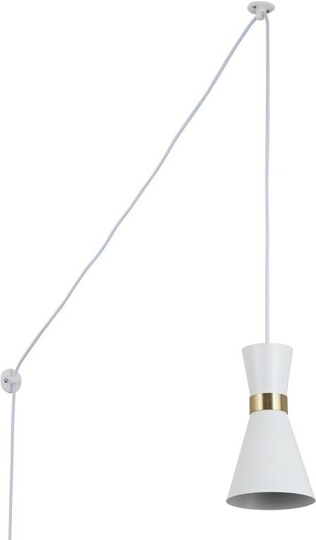 Pendelleuchte aus Metall "Mir" mit Stecker - E27