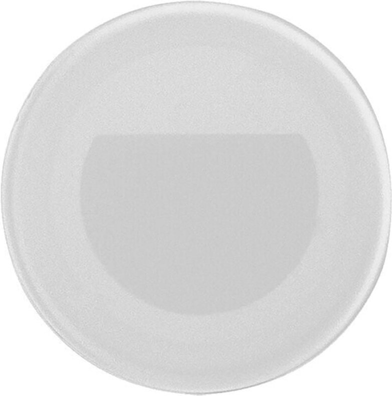 LED-Wandeinbauleuchte für Gerätedosen, rund, weiß - 75 x 50 mm