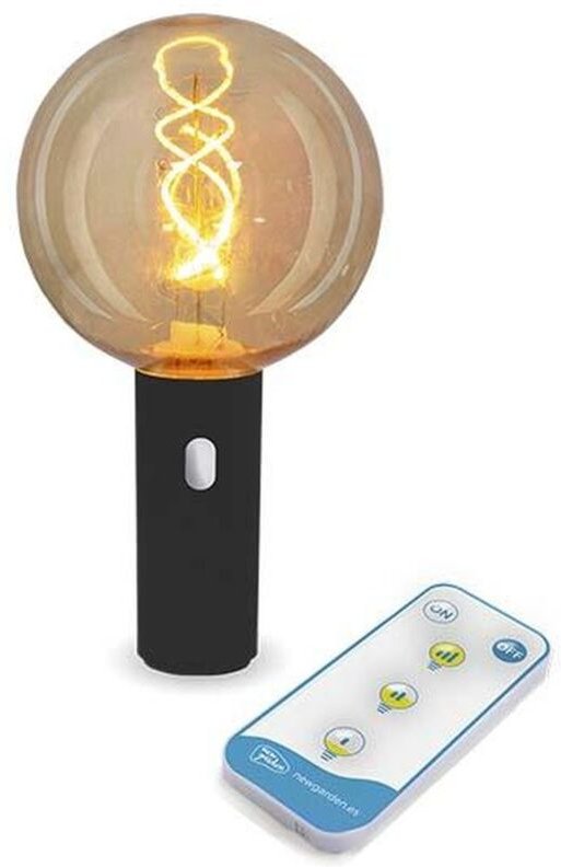 Thumbnail - Licht-erlebnisse - led Außenleuchte Akku dimmbar Fernbedienung IP54 warmweißes Licht 2200 k d: 12 cm rund Hängelampe auß...