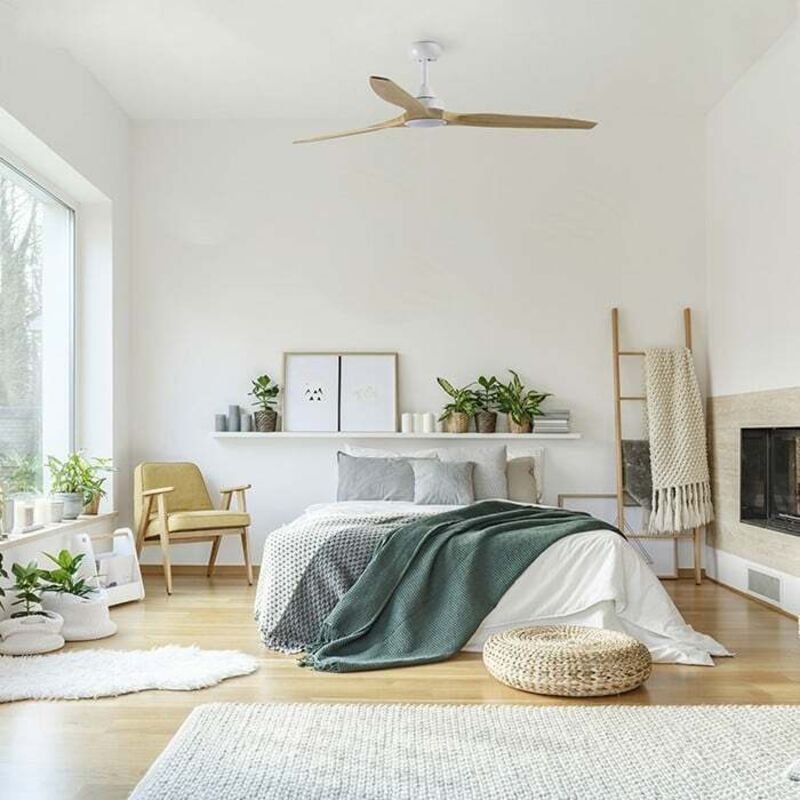 MORELOS L Ventilator mit Licht weiß Ø152