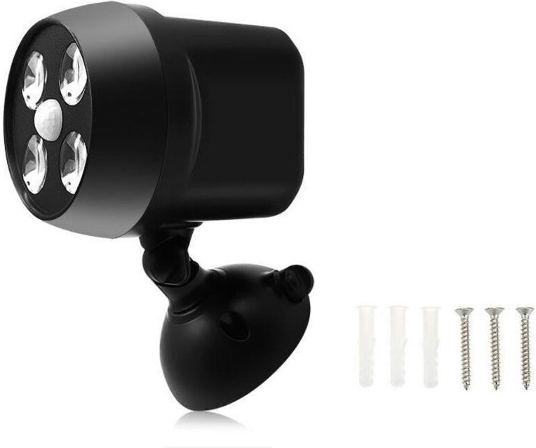 Wasserdichter LED-Fluter mit drahtlosem Bewegungsmelder, Außenbeleuchtung für Treppen, Flure, Gärten und Terrassen.