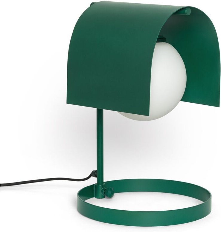 Tischlampe Metall Heswall Grün