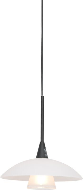 Steinhauer - hängeleuchte - Tallerken - schwarz - glas metall - ø