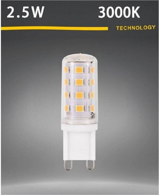 Trade Shop Traesio - Trade Shop - lampe led G9 spotlight 2.5W tubolare warmfolding light 250LM G9-2.5W -