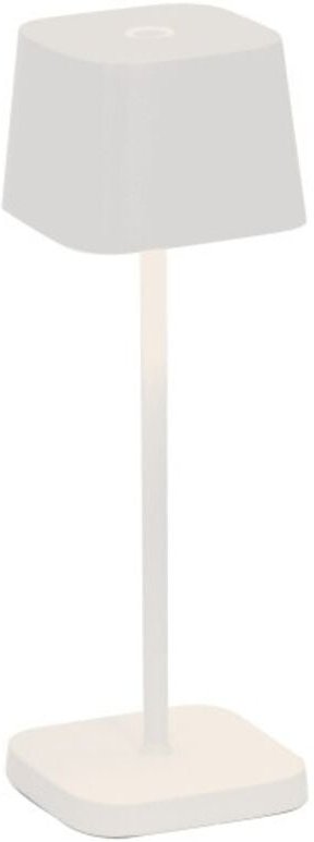 Zafferano - ofelia pro micro Wiederaufladbare und dimmbare weiße LED-Tischleuchte