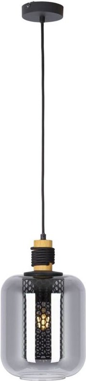 Globo - hängeleuchte - ANDO - schwarz - glas - Ø 20cm - E27 -