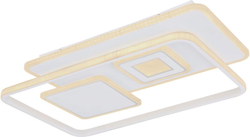 Globo - deckenleuchte - Roderick - weiß - metall - led - 48443-55