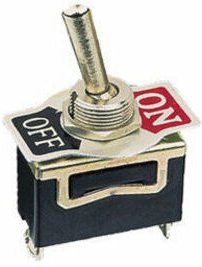 Einpoliger Kippschalter 3 Positionen ON-OFF-ON Schraubanschluss 10A/ 250VAC Electro DH 11.463.I/TP 8430552059119