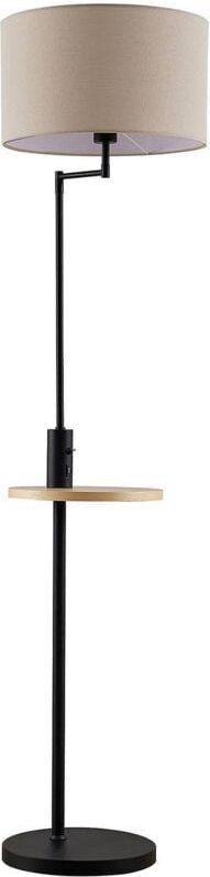 Stehlampe 'Zinia' aus Metallmit usb Anschluss für Wohnzimmer & Esszimmer von Lindby