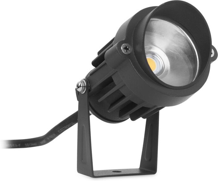 Forlight - Proyector exterior con luz led en blanco neutro 4000K en color negro