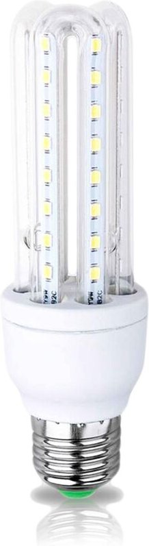 LED-Lampe 3 Röhren E14 8w weiß/ warm