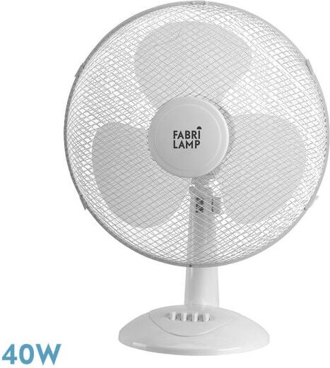 Tischventilator cape large white 3 Geschwindigkeit 40w oszillierend 3 Flügel weiß 53x43x25 cm