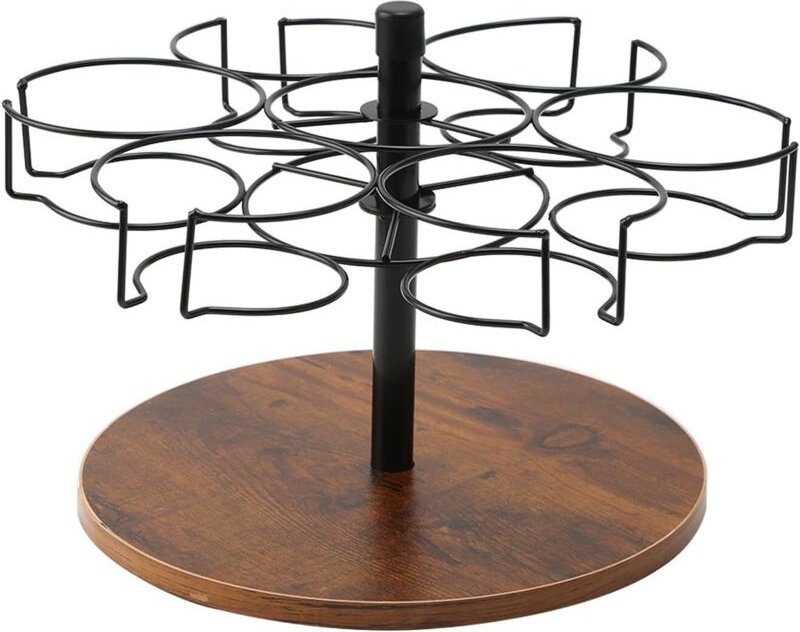 Stanley 1,2-Liter-Wasserflaschen-Organizer, drehbarer Stanley-Becher-Organizer, Becherhalter aus Holz, Küchenarbeitsplat...