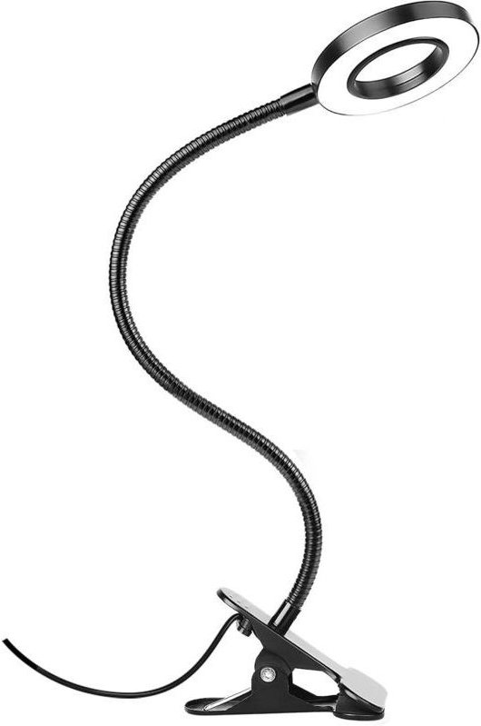 Klemmbare Schreibtischlampe zum Lesen, fürs Homeoffice, 10 Helligkeitsstufen, 3 Modi, Nachttischlampe