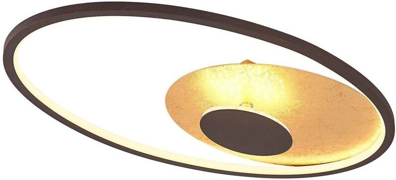 Thumbnail - LED Deckenleuchte "Feival" aus Metall dimmbar für Wohnzimmer & Esszimmer von Lindby