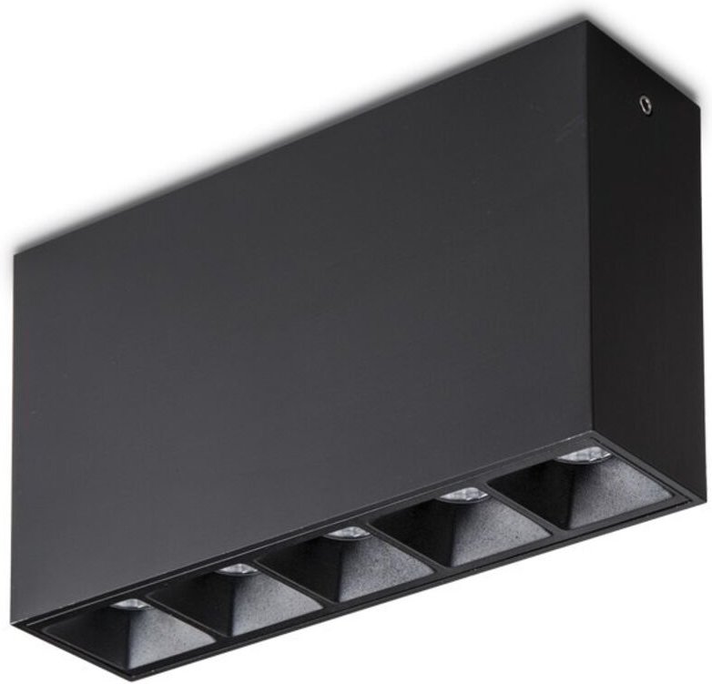 Ideal Lux LIKA - Integrierte LED 5 Leuchten Deckenleuchte Schwarz 3000K