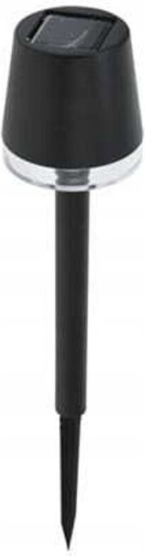 LED Solarleuchte schwarz 8x29cm Elegant, kompakt und energiesparend