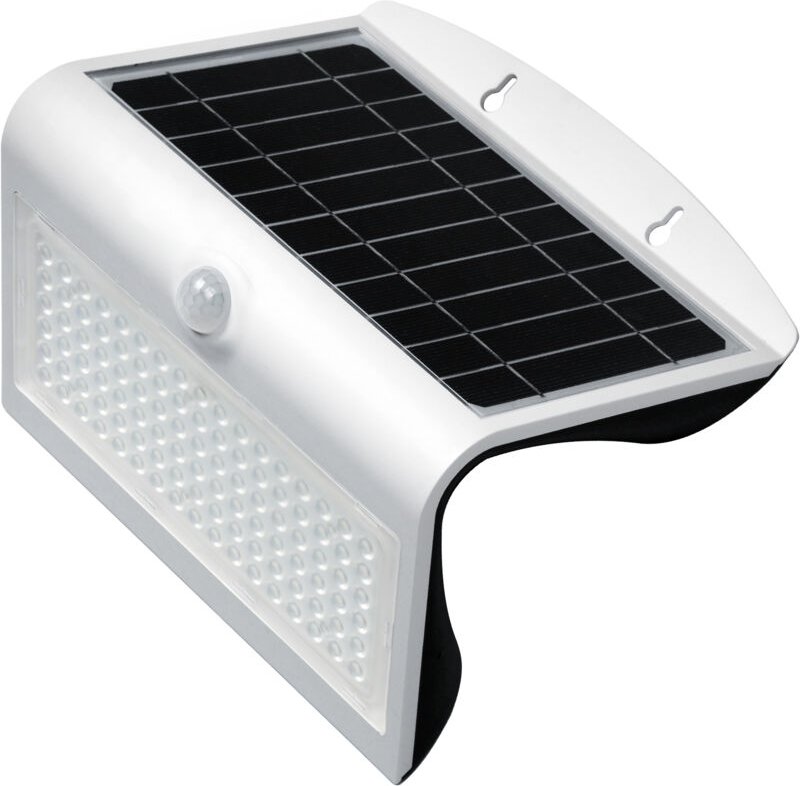 Alfa Dyser - Solar-LED-Wandleuchte Korpass Sensor 8W kaltweiß
