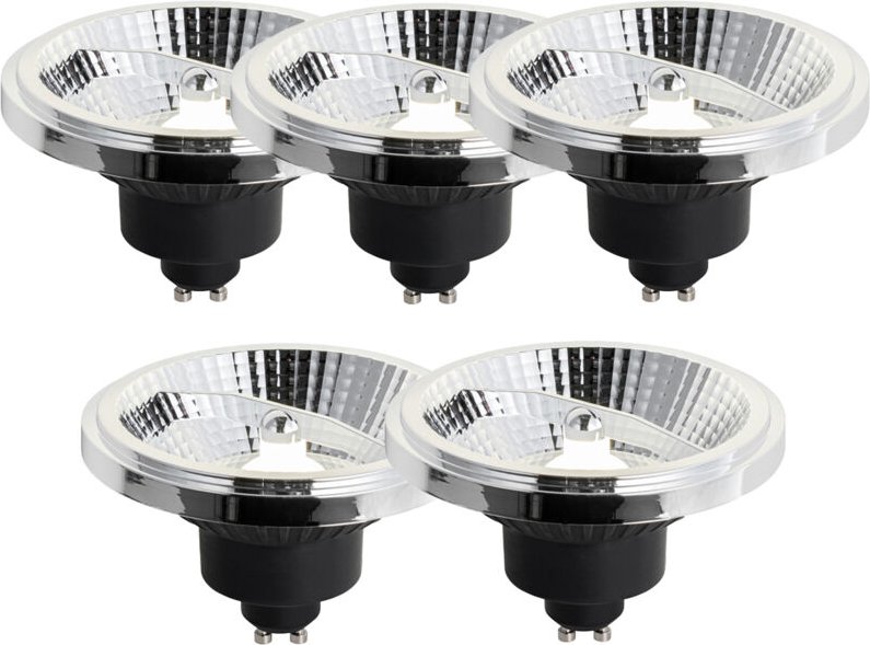 Luedd - 5er-Set GU10 Dimmbare LED-Lampe 111mm 10,5W 770LM 4000K