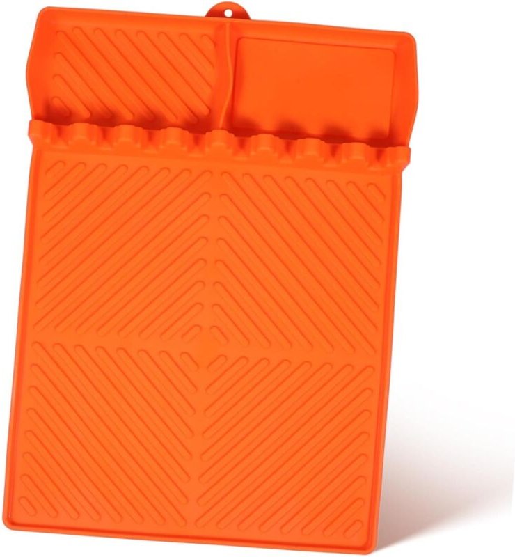 Silikon-Grillwerkzeugmatte, hitzebeständig, rutschfest, Plattenzubehör für Küche, Kochen, Grillen, Outdoor, Grillutensil...