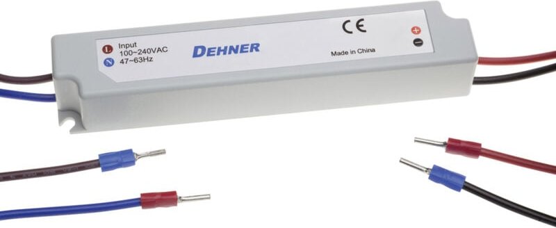 Dehner Elektronik - led 12V24W-IP67 26159 LED-Trafo Konstantspannung 24 w 0 - 2 a 12 v/dc nicht dimmb
