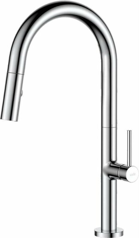 Kielle - Oudee - Spültischarmatur mit ausziehbarer Brause, chrom 10502110