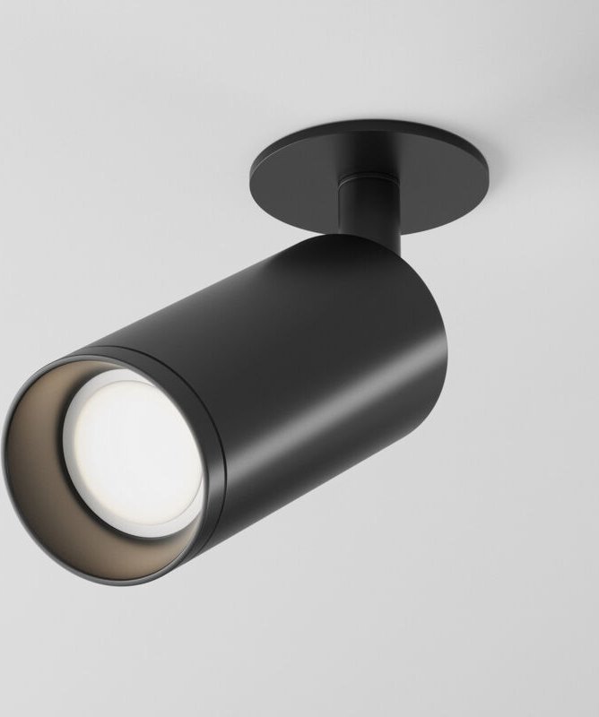 Maytoni Focus Einbaustrahler Schwarz 1xGU10