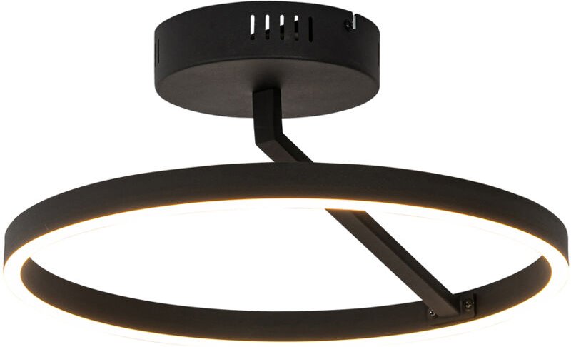 Design Deckenleuchte schwarz inkl. LED 3-stufig dimmbar - Anello