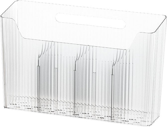 Selbstklebende Aufbewahrungsboxen zur Wandmontage für Küchenschranktüren – Küchen-Organizer für kleine Gegenstände (tran...