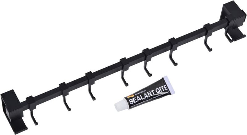 Robuster, multifunktionaler Kleiderhaken aus Flugzeugaluminium, modernes Design, Tragkraft 20 kg, 8 Haken, Hängender Top...