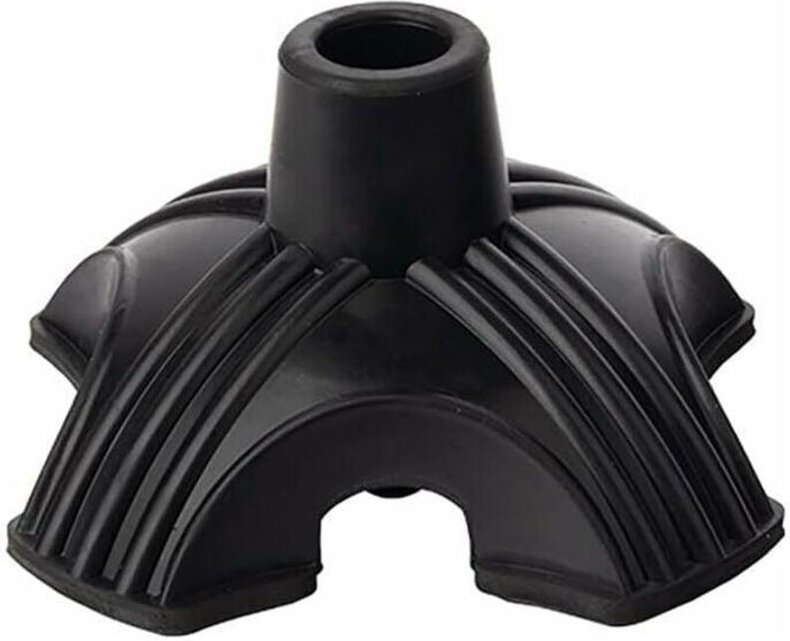 BEBUSINGOTO Gehstockspitzen aus Gummi, Innendurchmesser 19 mm, rutschfeste Gehstockunterlage, passend für Krücken, Gummi...