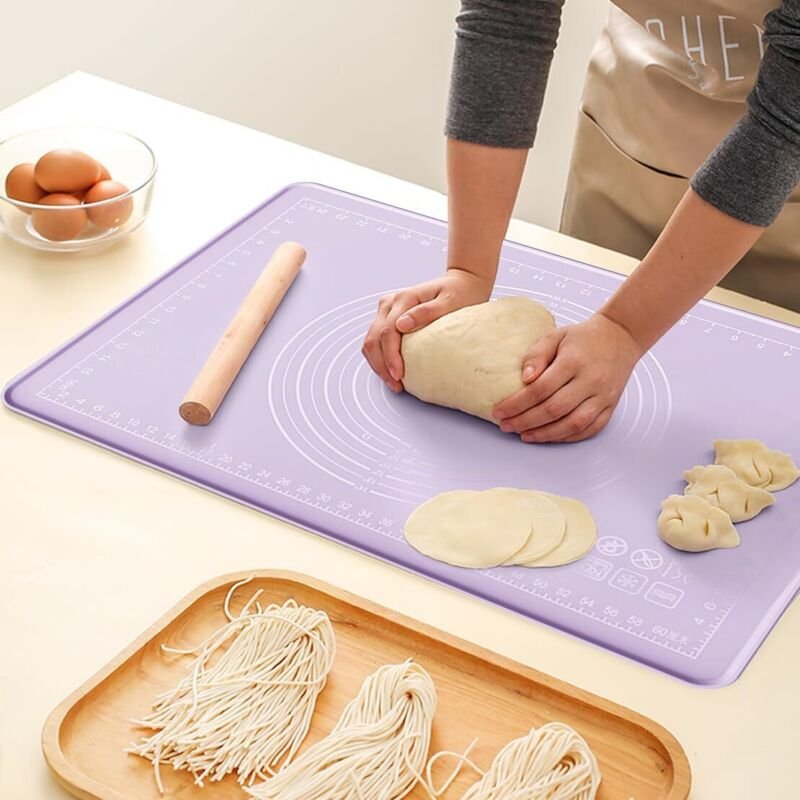 Silikon-Backmatte, Antihaft-Teigmatte, strapazierfähige Multifunktionsmatte, 15,74 19,68 Zoll, geeignet für die Herstell...