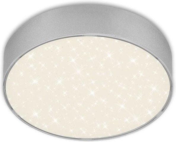 Briloner - led Aufbauleuchte IP20 Sternenhimmel 11 w silber Metall-Kunststoff