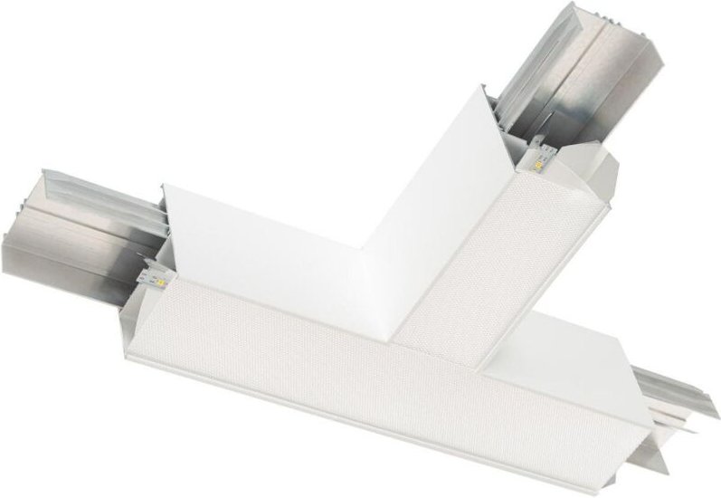 Efectoled - T-Verbindung für led Linearstrahler Turner 12W 6000K Silber Kaltweiß